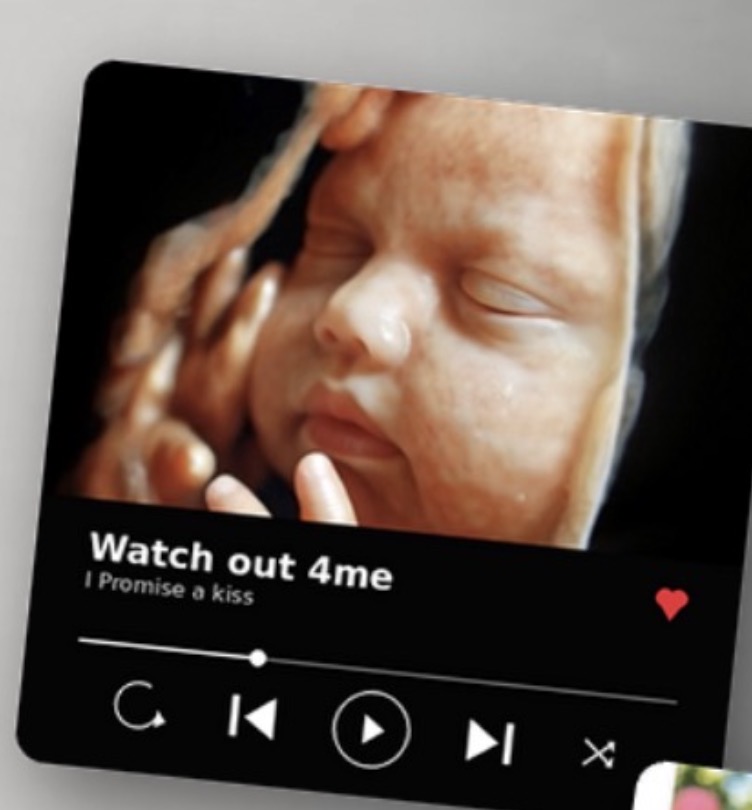 fridge music magnet